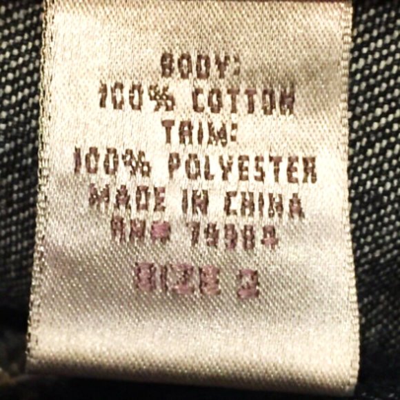 Chico’s L Pink Flower Close Dark Wash Jean Jacket - Picture 6 of 7